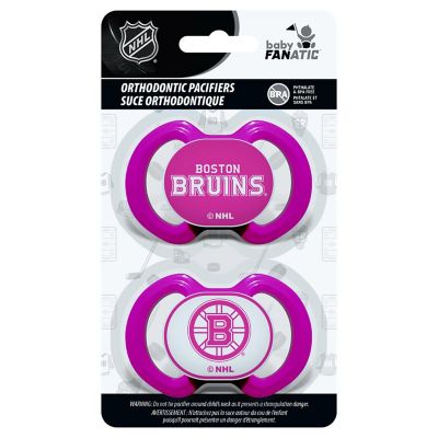 Boston Bruins - Pink Pacifier 2-Pack Image 2