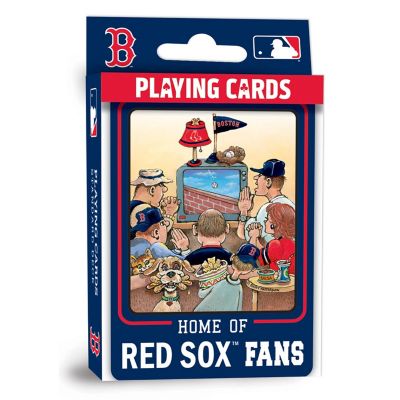 Boston Red Sox Fan Deck Playing Cards - 54 Card Deck Image 1