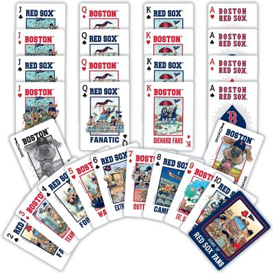Boston Red Sox Fan Deck Playing Cards - 54 Card Deck Image 2