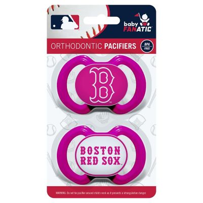 Boston Red Sox - Pink Pacifier 2-Pack Image 2