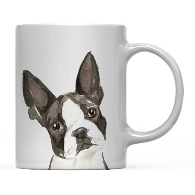 Boston Terrier Up Close Ceramic Mug Image 2