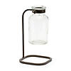 Bottle Vase In Stand (Set Of 4) 7.5"H Iron/Glass Image 1