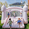 Bounceland Party Castle DayDreamer Cotton Candy Bounce House, 16.4 ft L x 13.1 ft W x 9.3 ft H, Basketball Hoop, UL Blower included, Trendy Pastel Color, Fun Slide & Bounce Area, Castle Theme for Kids Image 3