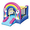Bounceland Rainbow Unicorn Bounce House and Slide Image 1