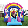 Bounceland Rainbow Unicorn Bounce House and Slide Image 3