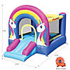 Bounceland Rainbow Unicorn Bounce House with Slide Image 1