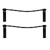 Bouncyband for Extra-Wide School Desks, Black Tubes, Pack of 2 Image 1