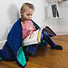Bouncyband Soft Fleece Weighted 7lb Small Sensory Blanket for Kids, 56" x 36" Image 4