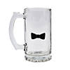 Bow Tie Glass Beer Mug Image 1