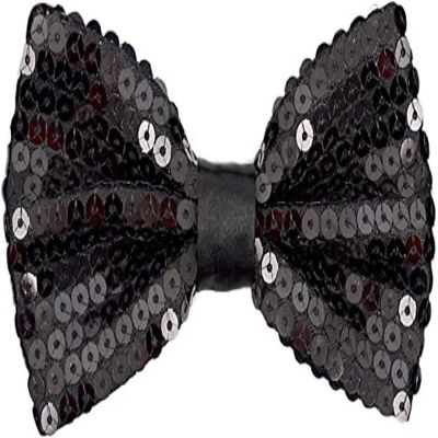 Boxed Gifts Black 2.5 Men's  Sparkle Bow Ties Image 1