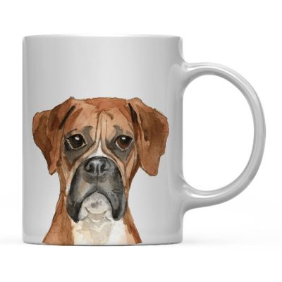 Boxer Up Close Ceramic Mug Image 1