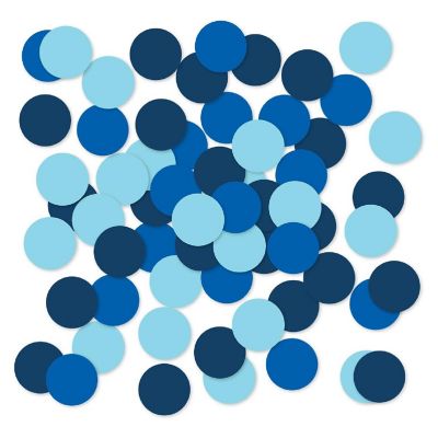 Boy Blue Graduation Confetti, 180-Pack Image 1