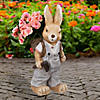 Boy Rabbit Outdoor Easter Garden Planter - 19.25" Image 2