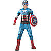 Boy&#8217;s Muscle Chest Captain America&#8482; Costume - Medium Image 1