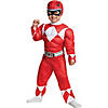 Boy&#8217;s Muscle Chest Power Rangers&#8482; Red Ranger Costume Image 1