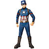 Boy's Avengers Endgame Deluxe Captain America Costume Image 1