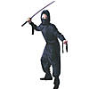 Boy's Black Ninja Costume - Medium Image 1