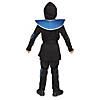 Boy's Blue Chrome Ninja Halloween Costume - Large Image 1