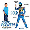 Boy's Classic Mighty Morphin Power Rangers&#8482; Blue Ranger Dino Costume - 7-8 Image 2