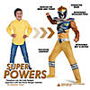Boy's Classic Muscle Chest Mighty Morphin Power Rangers&#8482; Gold Ranger Dino Costume - Medium Image 2