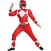 Boy's Classic Muscle Mighty Morphin Power Rangers&#8482; Red Ranger Costume - 7-8 Image 1