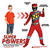 Boy's Classic Red Ranger Dino Costume - Large Image 2