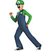 Boy's Classic Super Mario Bros.&#8482; Luigi Costume - Large 10-12 Image 1