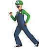 Boy's Classic Super Mario Bros.&#8482; Luigi Costume - Medium 7-8 Image 1