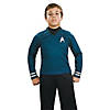 Boy's Deluxe Blue Star Trek Uniform Costume - Medium Image 1