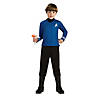Boy's Deluxe Blue Star Trek Uniform Costume - Small Image 1