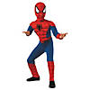 Boy's Deluxe Muscle Chest Spider-Man&#8482; Halloween Costume - Medium Image 1