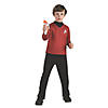 Boy's Deluxe Red Star Trek Uniform Costume - Large Image 1