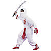Boy's Deluxe White Ninja Costume - Large Image 1