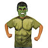 Boy's Hulk T-Shirt & Mask Costume Kit Image 1