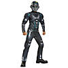 Boy's Muscle Halo Spartan Locke Costume - Small Image 1