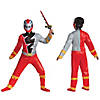 Boy's Muscle Mighty Morphin Power Rangers&#8482; Red Ranger Dino Fury Costume Image 1