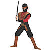 Boy's Muscle Ninja Warrior Costume - Large Image 1