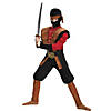 Boy's Muscle Ninja Warrior Costume - Medium Image 1