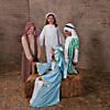 Boy's Premium Joseph Gown Nativity Costume with Headpiece Image 2