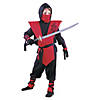 Boy's Red Ninja Costume - Small Image 1