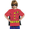 Boy's Robin Shirt with Cape Costume Image 1