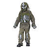 Boy's Skeleton Zombie Costume - Large Image 1
