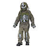 Boy's Skeleton Zombie Costume - Small Image 1