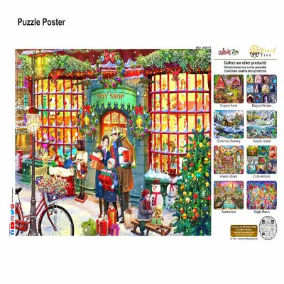 Brain Tree Christmas Toys 1000 Piece Puzzle for Adults 27.5&#8221;Lx19.5&#8221;W Image 1