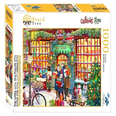 Brain Tree Christmas Toys 1000 Piece Puzzle for Adults 27.5&#8221;Lx19.5&#8221;W Image 1