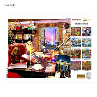 Brain Tree-Pirates Room 1000 Piece Puzzle for Adults 27.5&#8221;Lx19.5&#8221;W Image 3