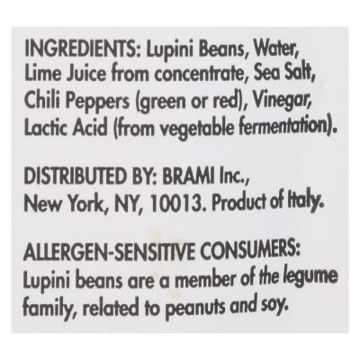 Brami Lupini Snack - Chili Lime - Case of 8 - 5.3 oz. Image 1