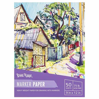 Brea Reese: Marker Paper Pad 50 Sheets - 9X12" - 75Lb Image 1