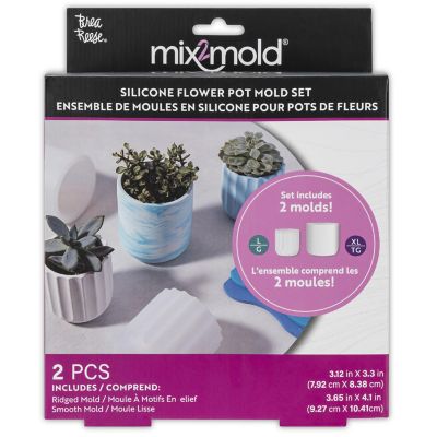 Brea Reese: Mix2Mold Planter Molds Value Set - 2Pc Image 1