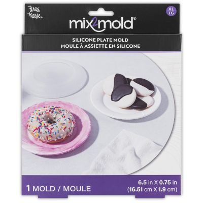 Brea Reese Mix2Mold Silicone Small Plate Mold - 1Pc Image 1